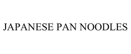 JAPANESE PAN NOODLES trademark