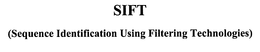 SIFT (SEQUENCE IDENTIFICATION USING FILTERING TECHNOLOGIES) trademark
