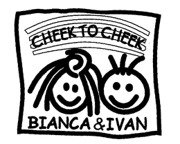 CHEEK TO CHEEK BIANCA & IVAN trademark