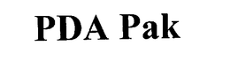 PDA PAK trademark