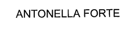 ANTONELLA FORTE trademark