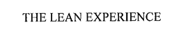 THE LEAN EXPERIENCE trademark