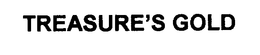 TREASURE'S GOLD trademark