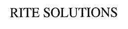 RITE SOLUTIONS trademark