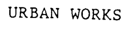 URBAN WORKS trademark