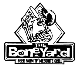 THE BONEYARD BEER FARM AND MESQUITE GRILL trademark