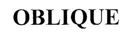 OBLIQUE trademark