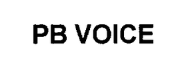 PB VOICE trademark