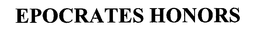 EPOCRATES HONORS trademark