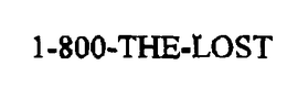 1-800-THE-LOST trademark