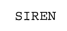 SIREN trademark