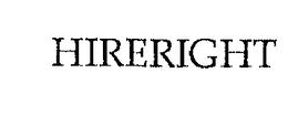 HIRERIGHT trademark