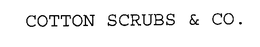 COTTON SCRUBS & CO. trademark