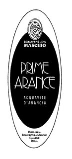 BONAVENTURA MASCHIO PRIME ARANCE ACQUAVITE D'ARANCIA DISTILLERIA BONAVENTURA MASCHIO GAIARINE ITALIA trademark