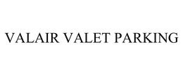 VALAIR VALET PARKING trademark