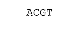 ACGT trademark