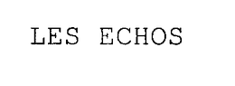 LES ECHOS trademark