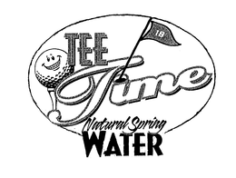 TEE TIME NATURAL SPRING WATER trademark