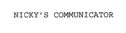 NICKY'S COMMUNICATOR trademark