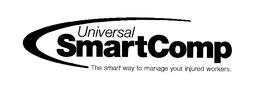 UNIVERSAL SMARTCOMP THE SMART WAY TO MANAGE YOUR INJURED WORKERS. trademark