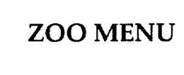 ZOO MENU trademark