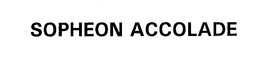SOPHEON ACCOLADE trademark