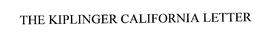 THE KIPLINGER CALIFORNIA LETTER trademark