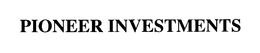 PIONEER INVESTMENTS trademark