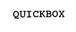 QUICKBOX trademark