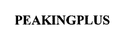 PEAKINGPLUS trademark