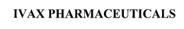 IVAX PHARMACEUTICALS trademark