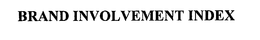 BRAND INVOLVEMENT INDEX trademark
