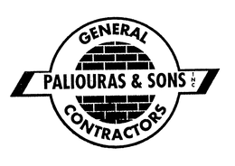 PALIOURAS & SONS, INC. GENERAL CONTRACTORS trademark