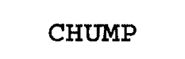 CHUMP trademark