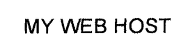 MY WEB HOST trademark