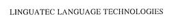 LINGUATEC LANGUAGE TECHNOLOGIES trademark