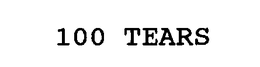 100 TEARS trademark
