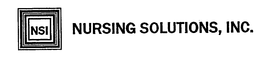 NSI NURSING SOLUTIONS, INC. trademark