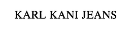 KARL KANI JEANS trademark