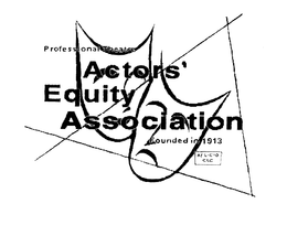 PROFESSIONAL THEATRE ACTORS' EQUITY ASSOCIATION FOUNDED IN 1913 AFL-CIO CLC trademark