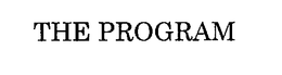 THE PROGRAM trademark