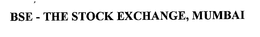 BSE - THE STOCK EXCHANGE, MUMBAI trademark