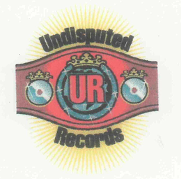 UR UNDISPUTED RECORDS trademark