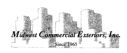 MIDWEST COMMERCIAL EXTERIORS, INC. SINCE 1965 trademark