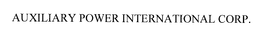 AUXILIARY POWER INTERNATIONAL CORP. trademark