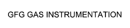 GFG GAS INSTRUMENTATION trademark