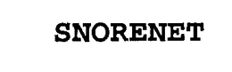 SNORENET trademark