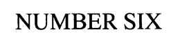 NUMBER SIX trademark