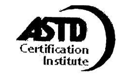 ASTD CERTIFICATION INSTITUTE trademark