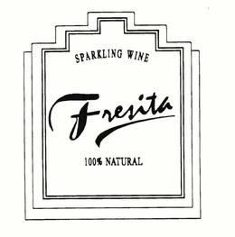 FRESITA SPARKLING WINE 100% NATURAL trademark